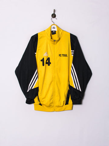 Adidas Black & Yellow Track Jacket