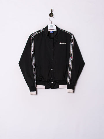 Champion Black Vintage Track Jacket