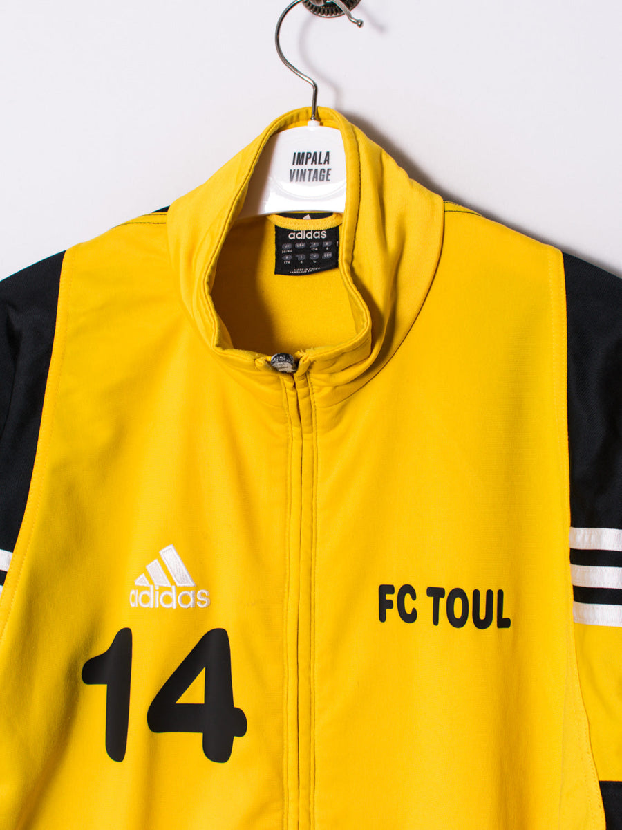 Adidas Black & Yellow Track Jacket