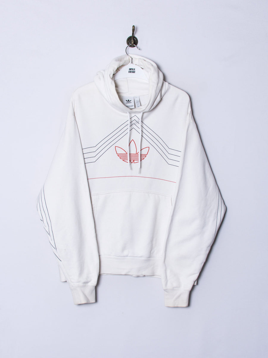 Adidas Originals White Cross Hoodie