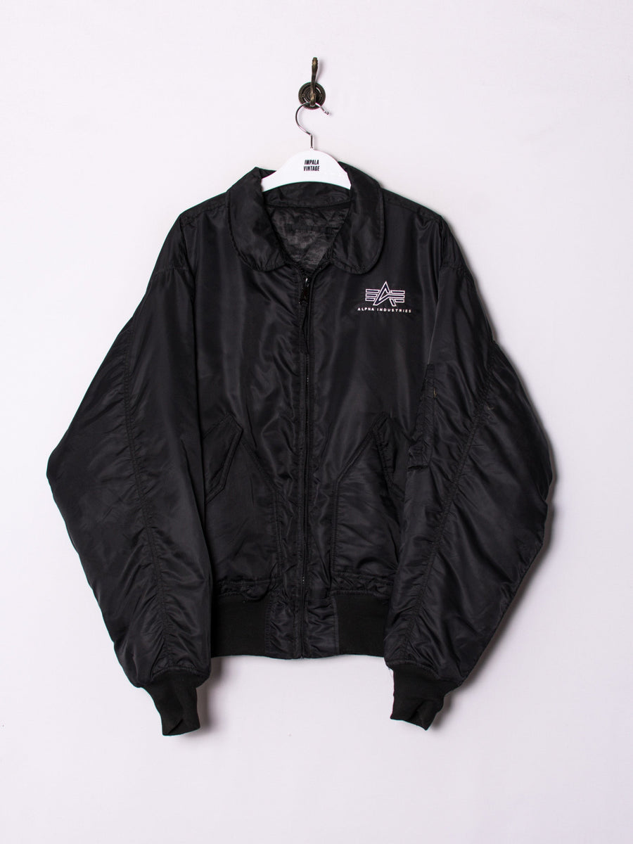 Alpha Industries Black Bomber Jacket