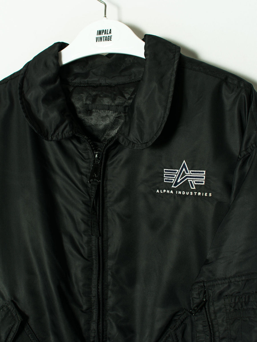 Alpha Industries Black Bomber Jacket