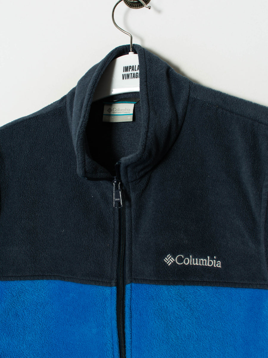 Columbia Blue Zipper Fleece