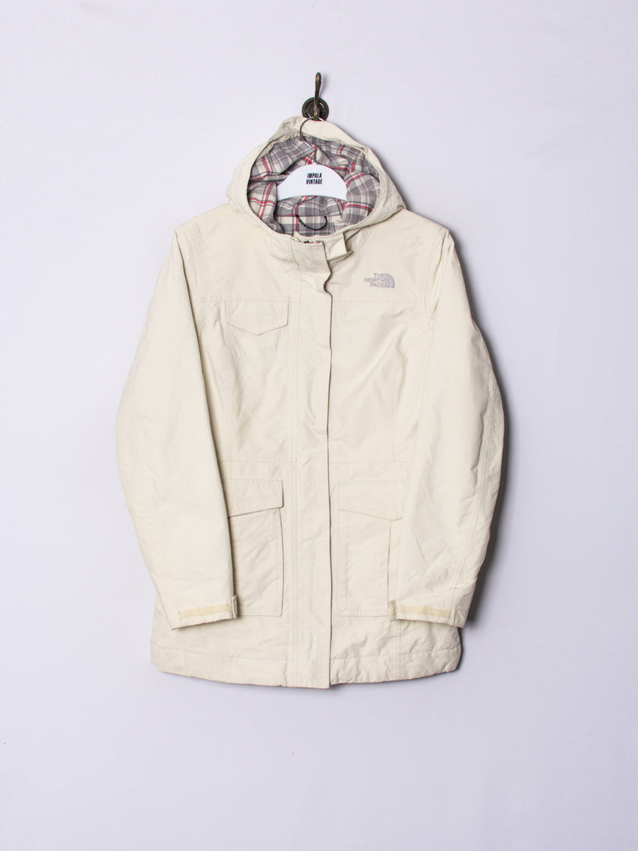 The North Face  Hyvent White Long Jacket