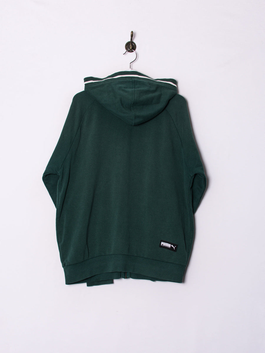 Puma Green Zipper Hoodie