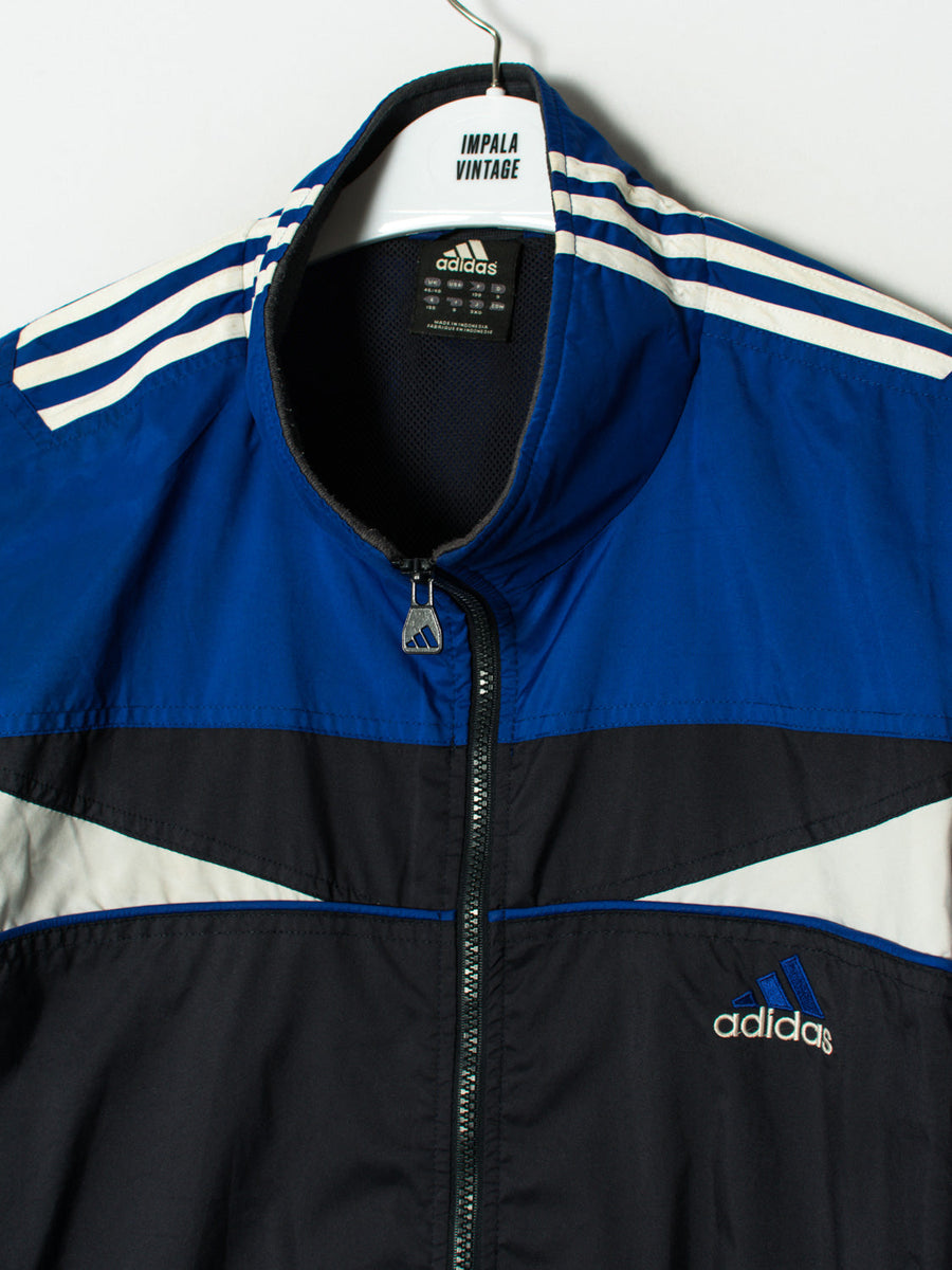 Adidas Blue & Black Track Jacket