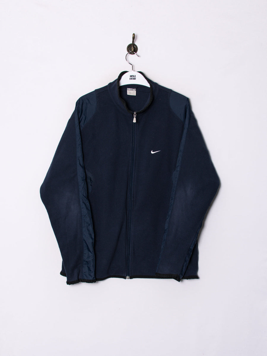 Nike Navy Blue Fleeced Jacket