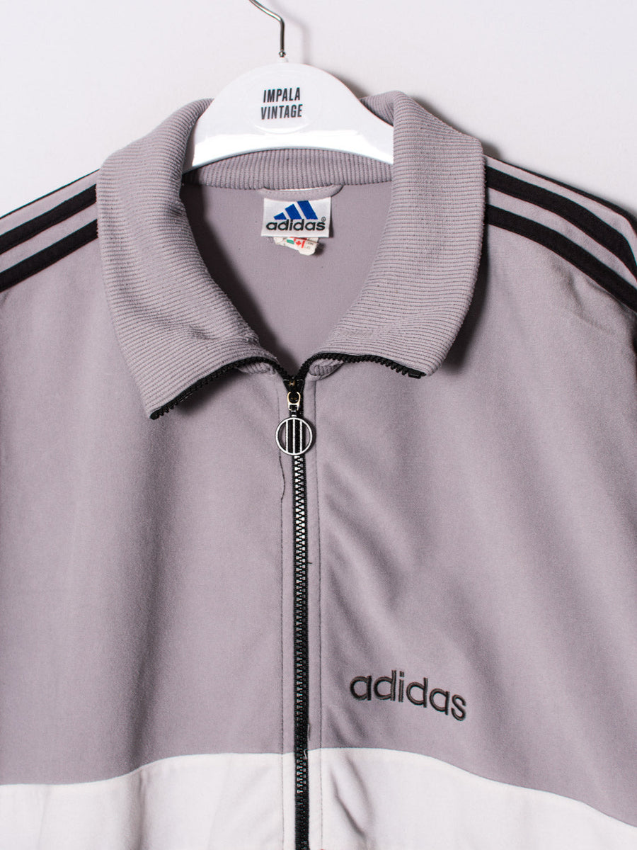 Adidas Grey V Track Jacket