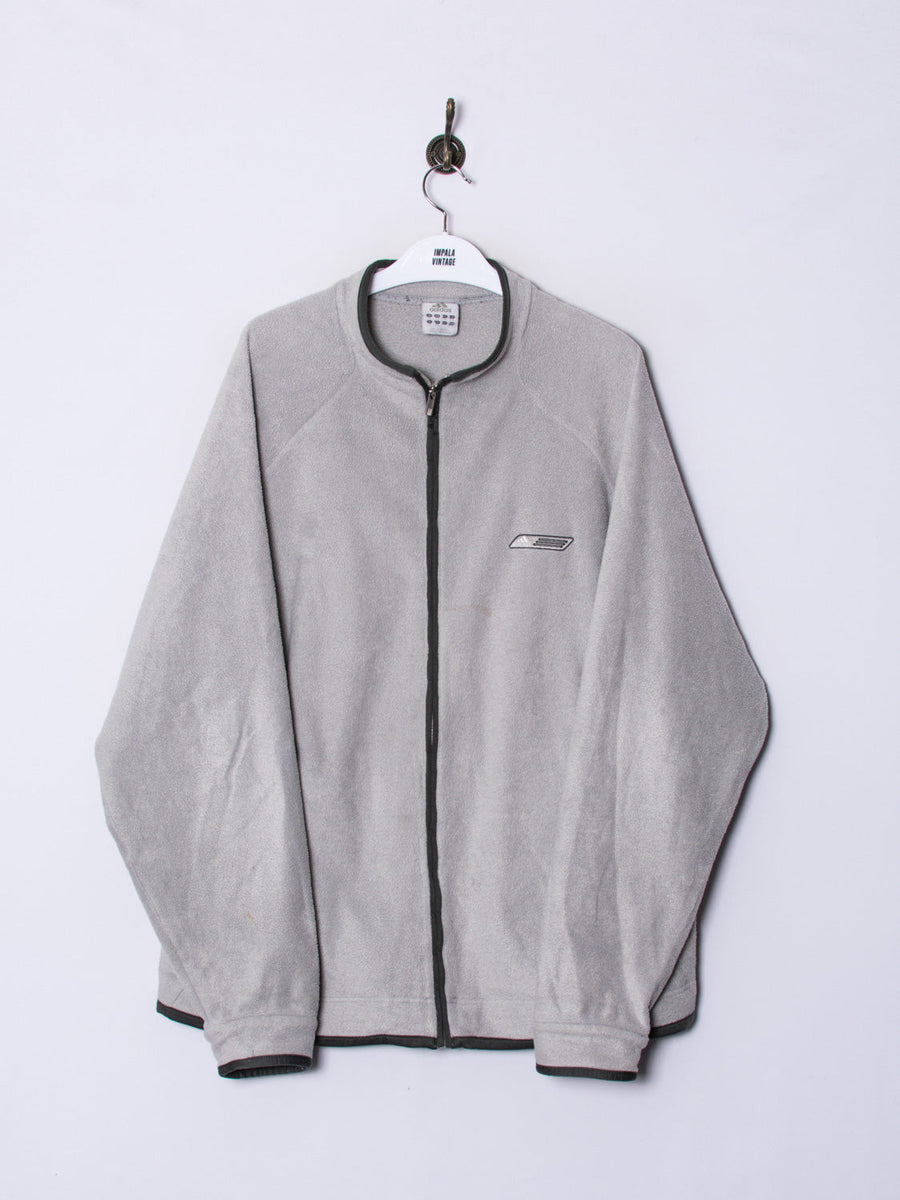 Adidas Grey Zipper Fleece