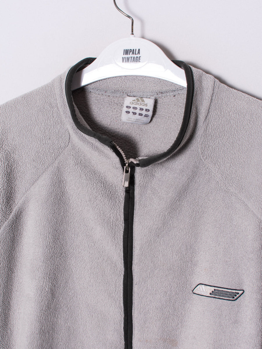 Adidas Grey Zipper Fleece