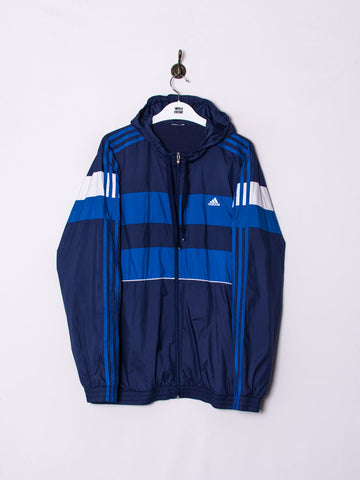 Adidas Navy Blue Hooded Jacket