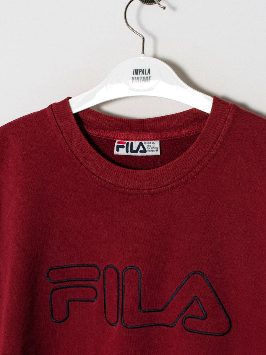 Fila Red Sweatshirt