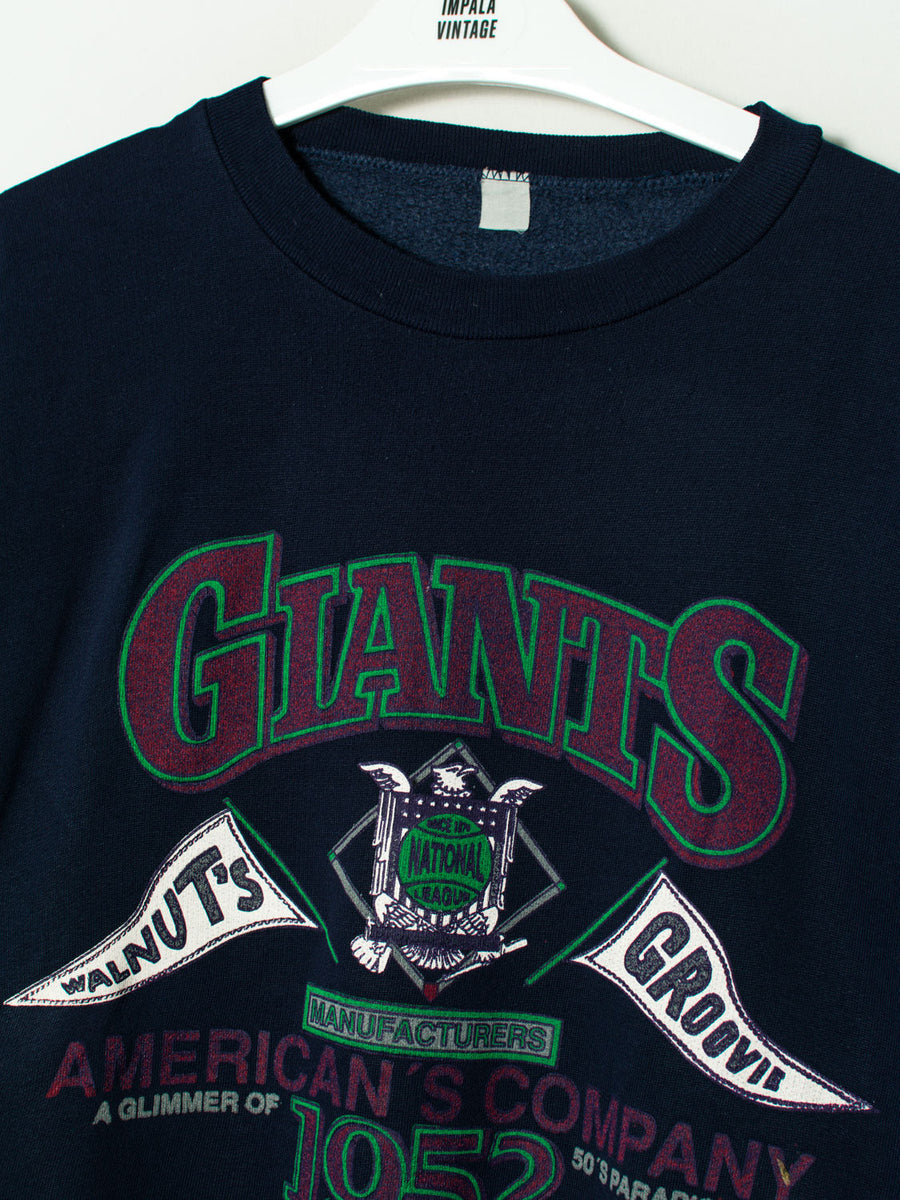 Giants Navy Blue Vintage Sweatshirt