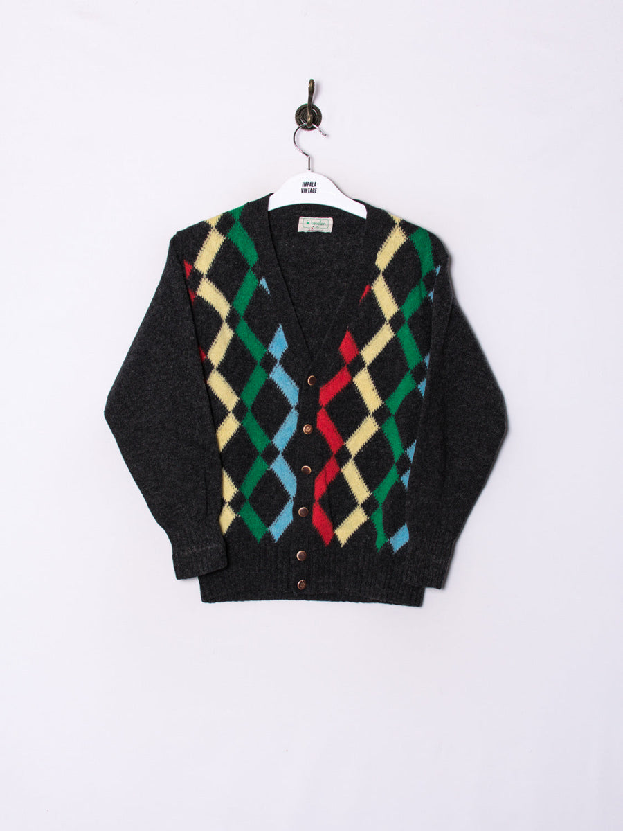 Benetton Shetland Wool Cardigan