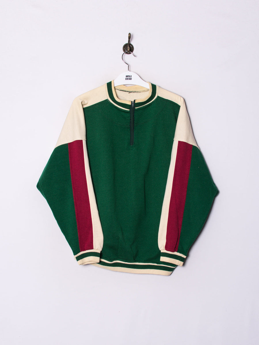 Green 1/3 Zipper Sweatshirt