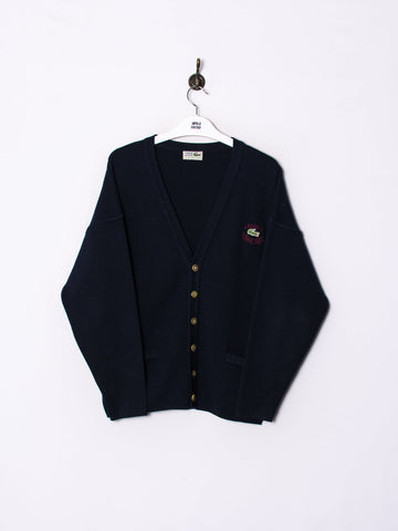 Lacoste Navy Blue Vintage Cardigan