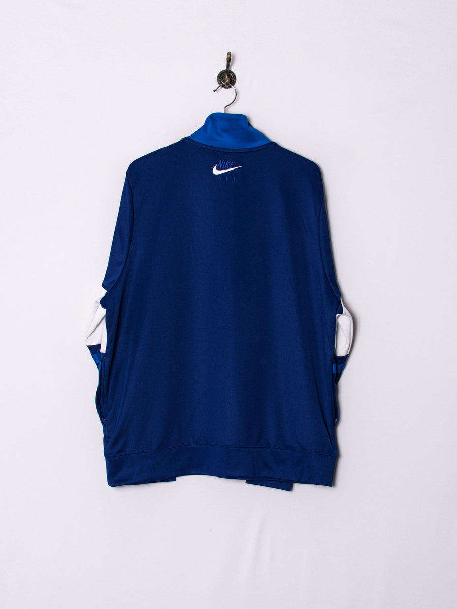 Nike Air Blue Middled Zipper Jacket