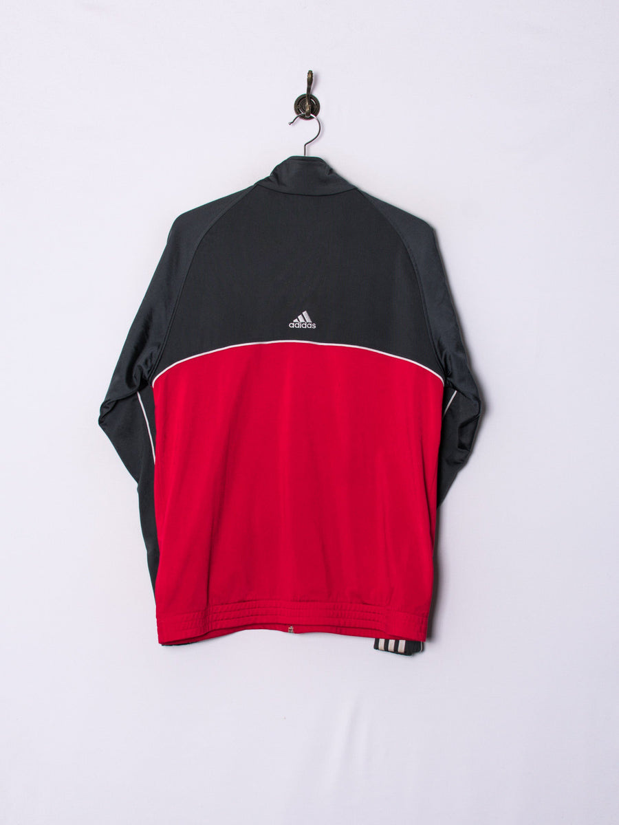 Adidas Red & Grey Track Jacket