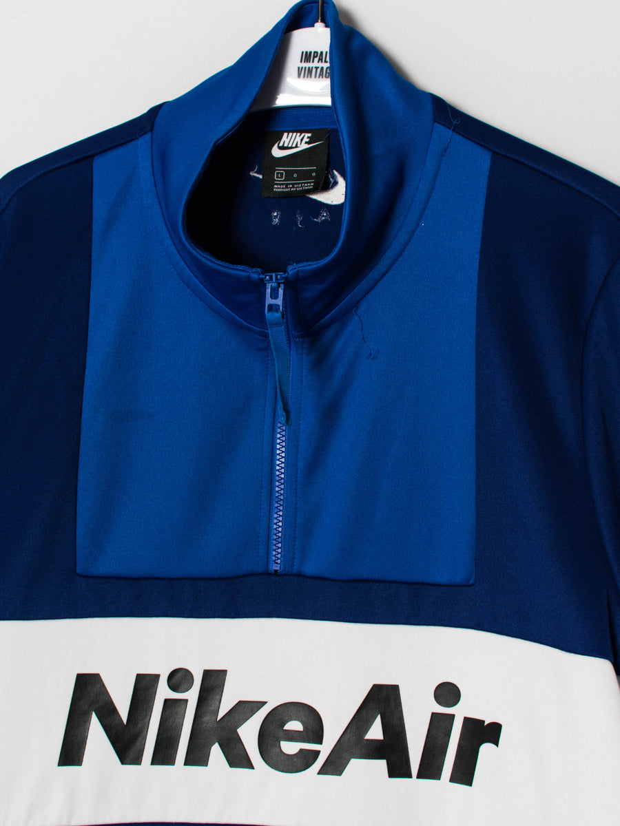 Nike Air Blue Middled Zipper Jacket