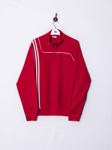 Adidas Red 1/3 Zipper Jacket