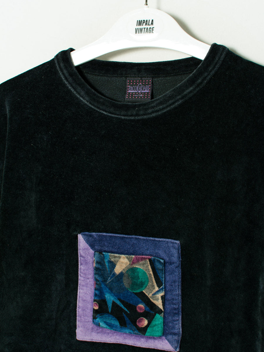 Paco Calvari Velvet Sweatshirt