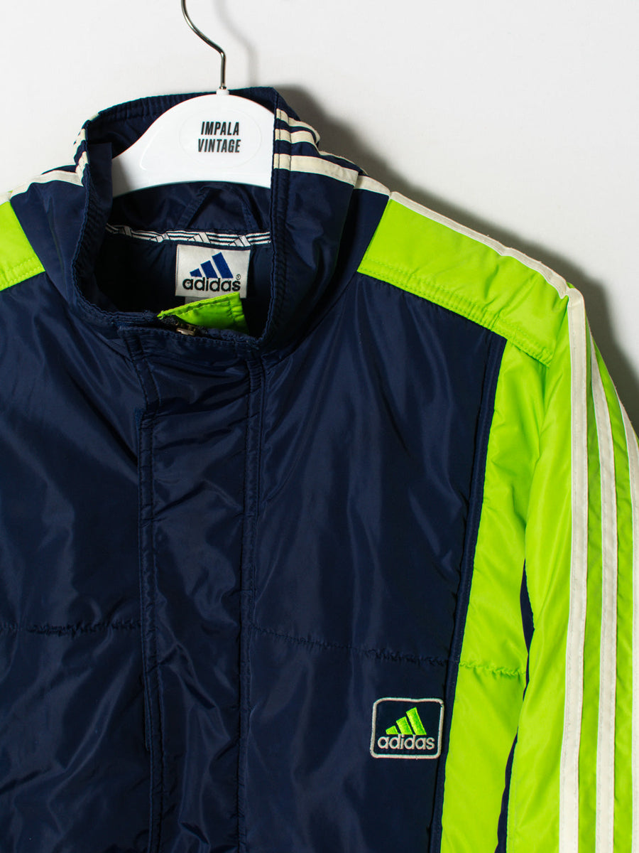 Adidas Blue Puffer Long Jacket