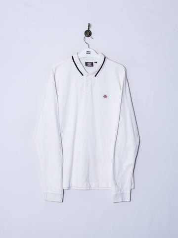 Dickies White Long Sleeves Poloshirt