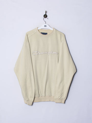 Champion Cream V Sweatshirt