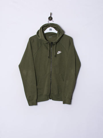 Nike Green Zipper Hoodie