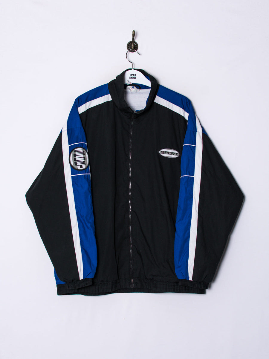 Sport Black & Blue Track Jacket