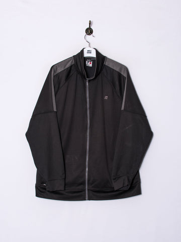 Russel Black & Grey Track Jacket