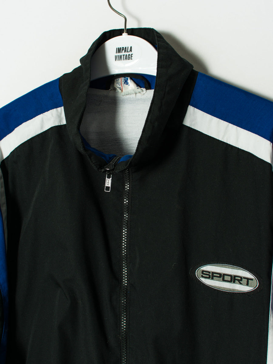 Sport Black & Blue Track Jacket