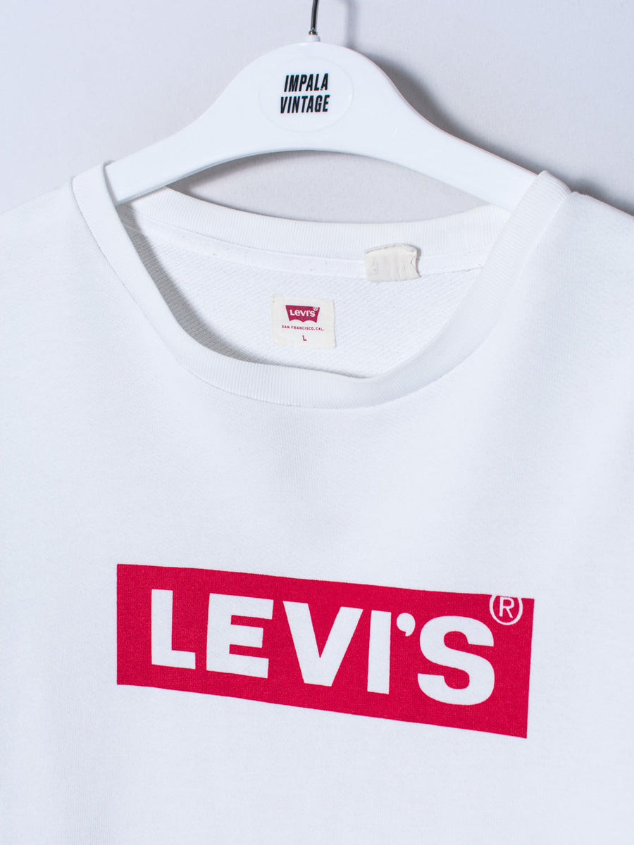 Levi's White Sweatshirt