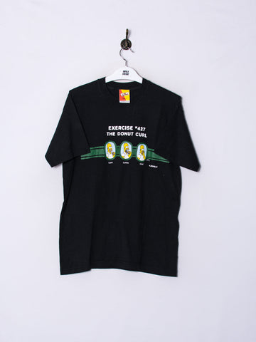 The Simpson Black Cotton Tee