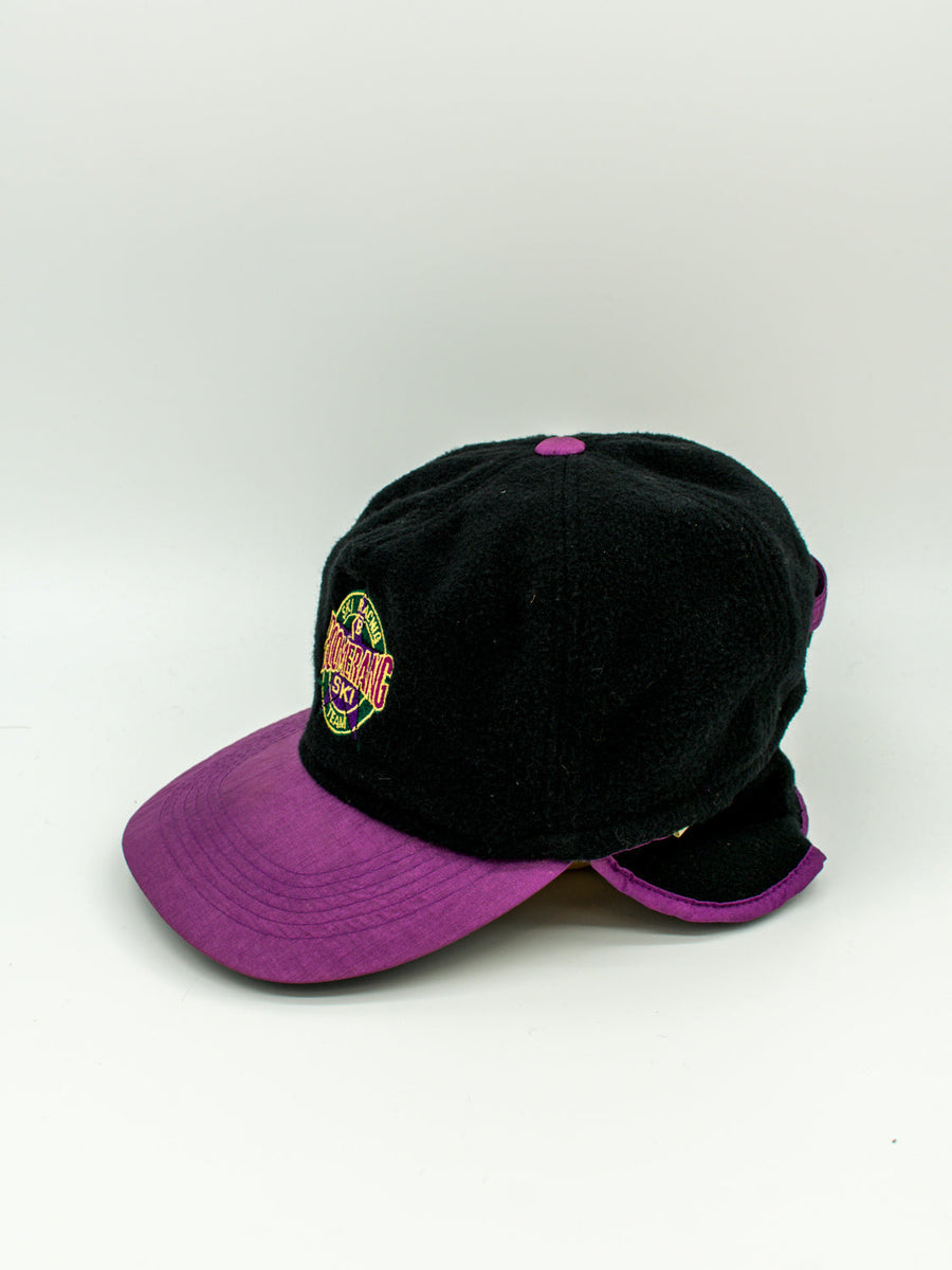 Boomerang Ski Ear Flaps Vintage Cap