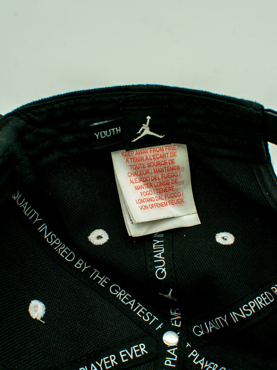 Air Jordan Black Youth Vintage Cap