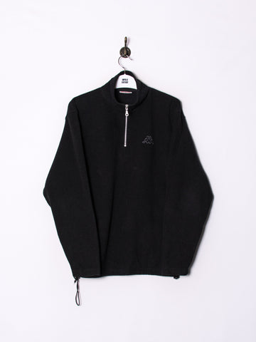 Kappa Black 1/3 Zipper Fleece