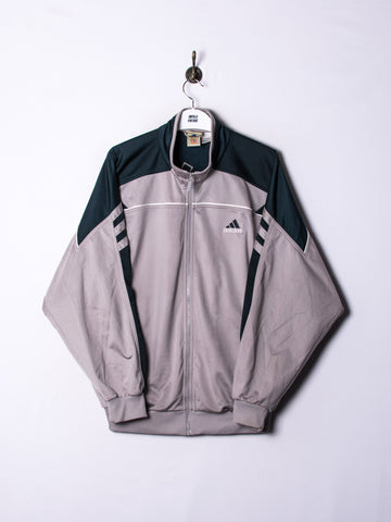 Adidas Grey & Green Track Jacket