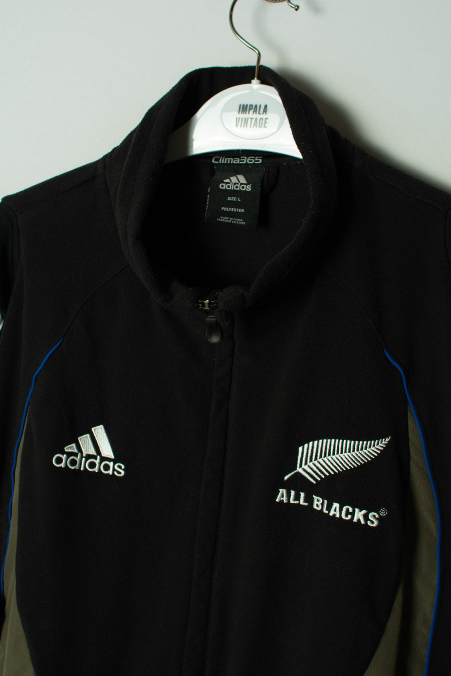 All Blacks Adidas Official Rugby Velvet Jacket