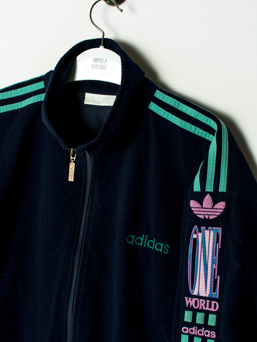 Adidas Originals Vintage One World Velvet JAcket