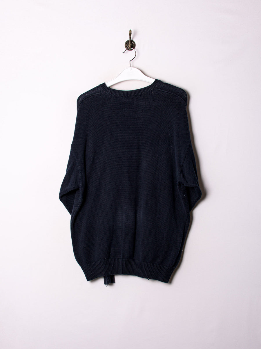 Hugo Boss Navy Blue Vintage Sweater