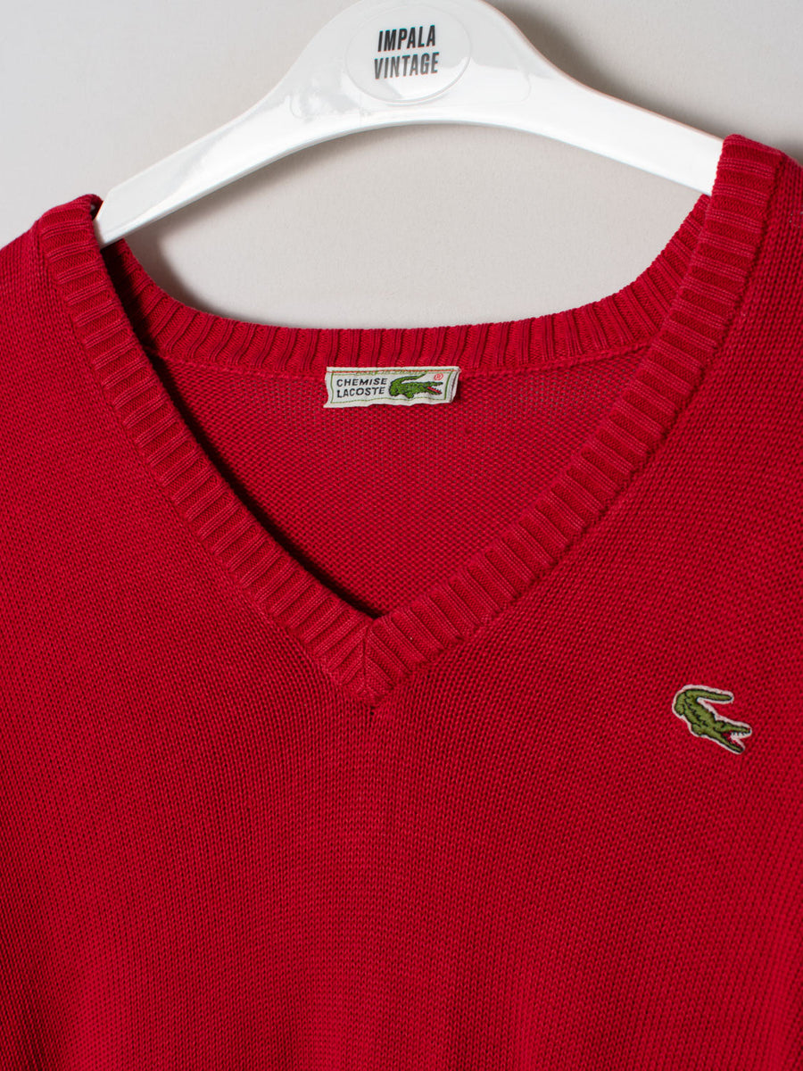 Lacoste Red Sweater