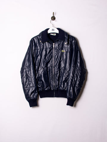 Lacoste Navy Blue Shell Bomber Jacket