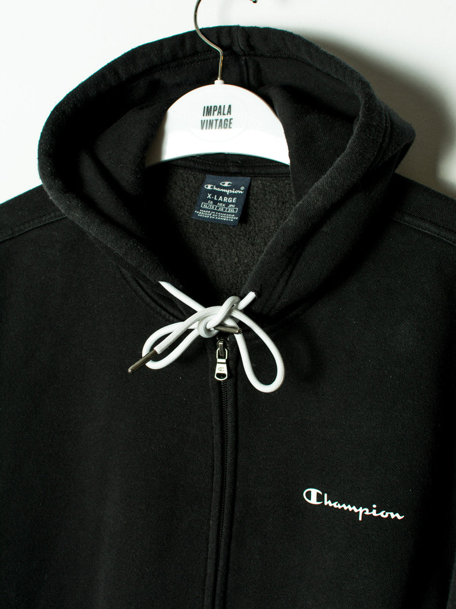 Champion Black Zipper Hoodie