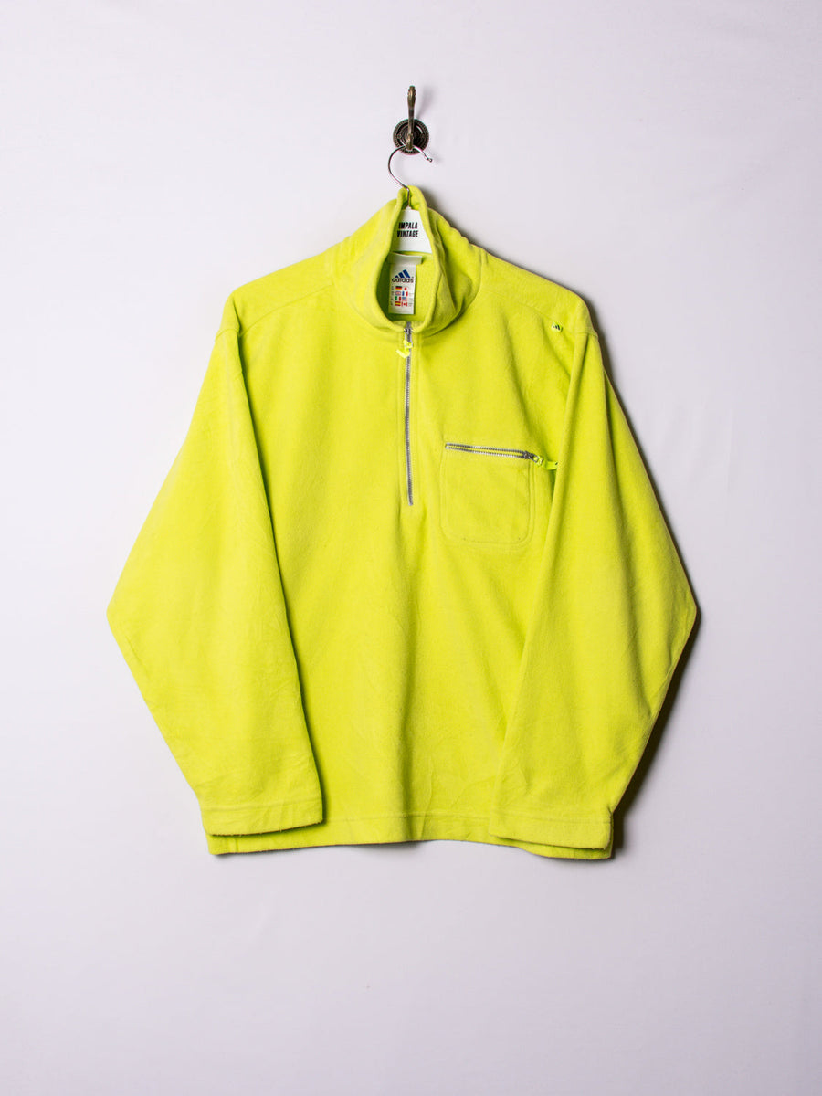 Adidas Lime Middle Zipper Fleece