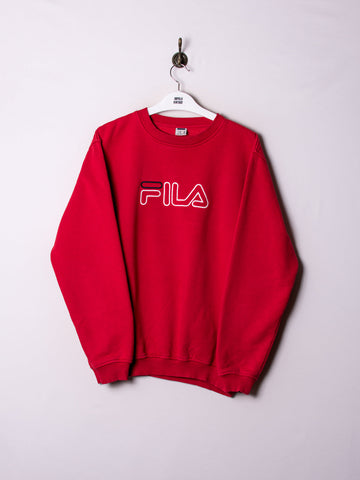 Fila Red Roundneck Sweatshirt