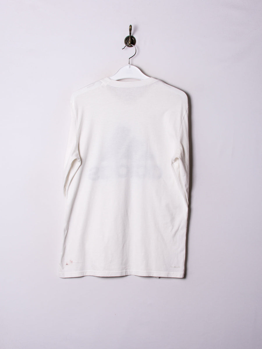 Adidas White Long Sleeves Tee