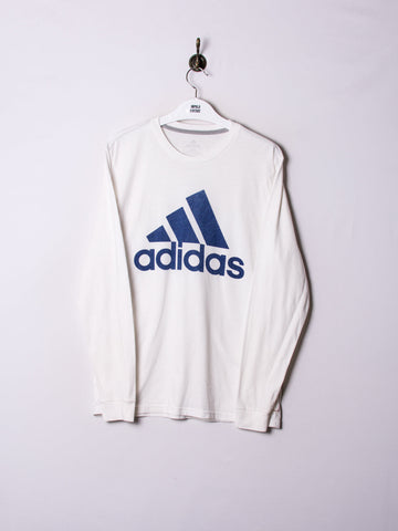 Adidas White Long Sleeves Tee