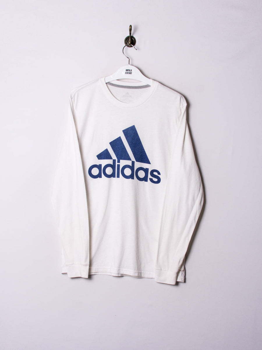 Adidas White Long Sleeves Tee