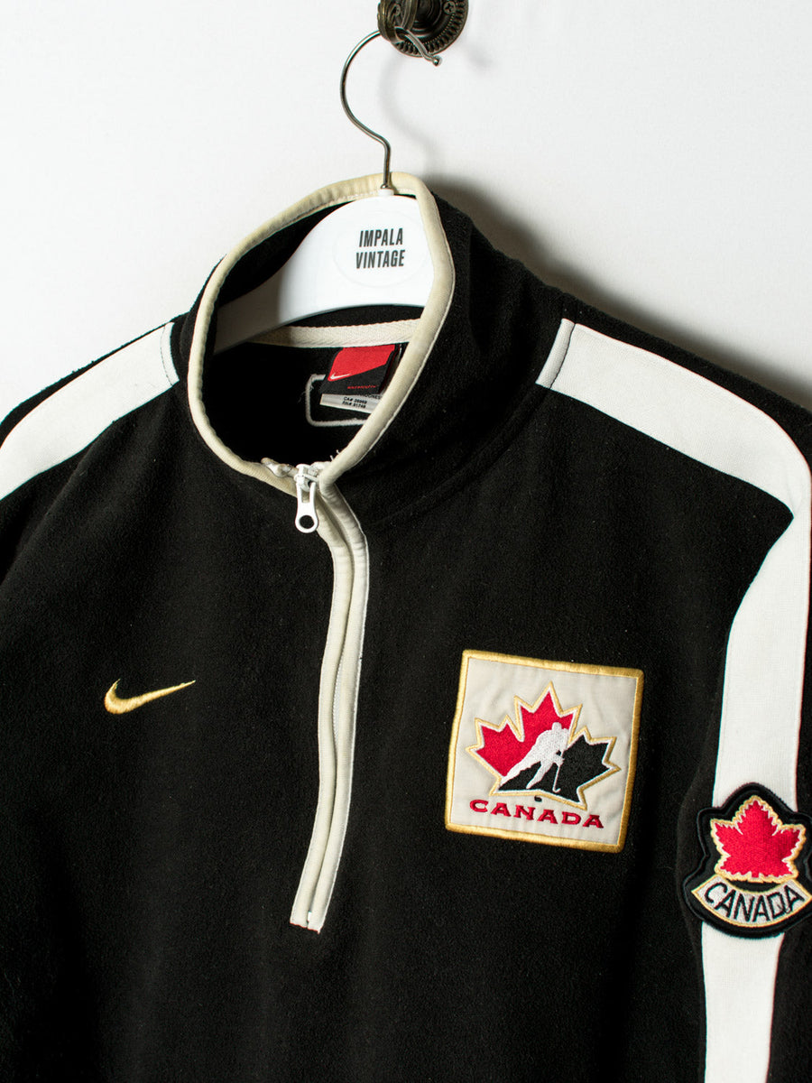 Canada Nike Official IIHF 1/3 Zipper Fleece